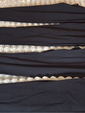 Youth Black Leggings - 4pc lot